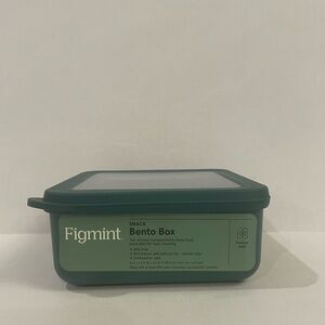 Figmint Teal Snack Bento Box - Home Kitchen Food Storage